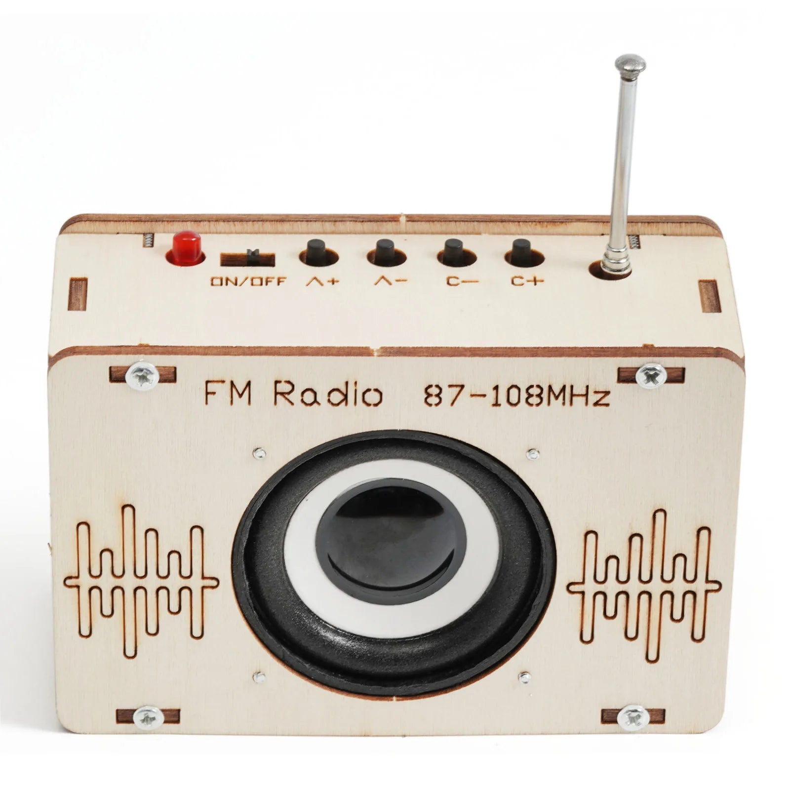 DIY Wooden FM Radio Kit for Kids – STEM Educational Science & Technology Toy